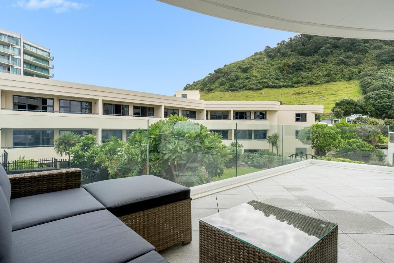 Oceanside Apartment With Garden Views マウント・マウンガヌイ エクステリア 写真